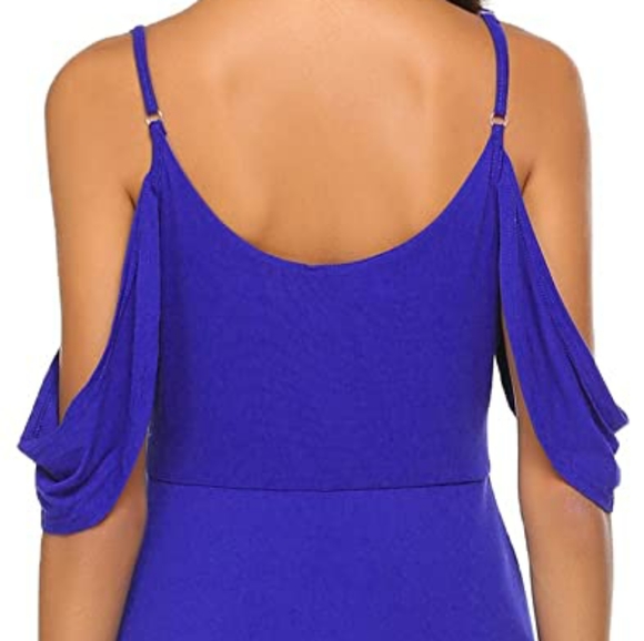 V-neck Spaghetti Strap Dress - Picture 3 of 9